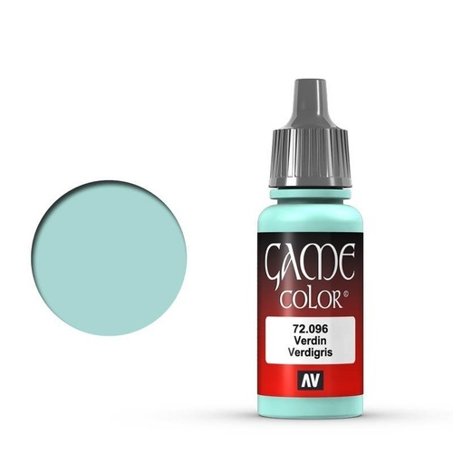 Vallejo Game Colour Verdigris Glaze 17 ml Acrylic Paint [72096] - Old Formulation