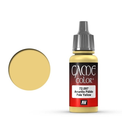 Vallejo Game Colour Pale Yellow 17 ml Acrylic Paint [72097] - Old Formulation