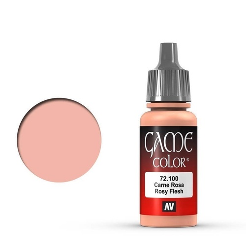 Vallejo Game Colour Rosy Flesh 17 ml Acrylic Paint [72100] - Old Formulation