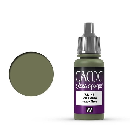 Vallejo Game Colour Extra Opaque Heavy Grey 17 ml Acrylic Paint [72145] - Old Formulation