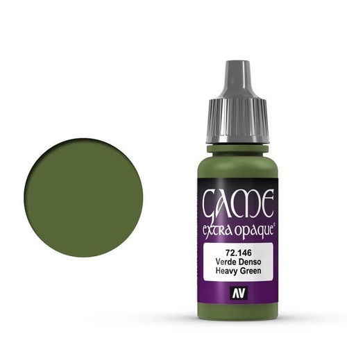 Vallejo Game Colour Extra Opaque Heavy Green 17 ml Acrylic Paint [72146] - Old Formulation
