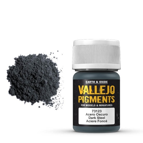 Vallejo Pigments Dark Steel 30 ml [73123]