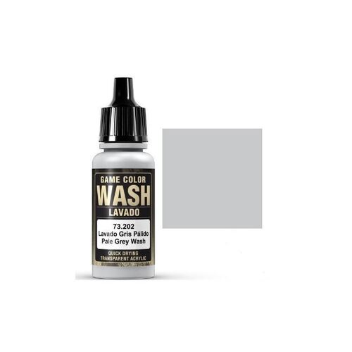Vallejo Pale Grey Wash 17 ml [73202] - Old Formulation
