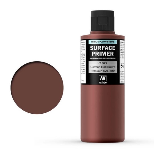 Vallejo Surface Primer German Red Brown 200 ml [74605]