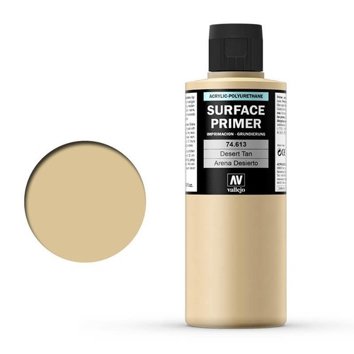 Vallejo Surface Primer Color Desert Tan Base 200 ml [74613]