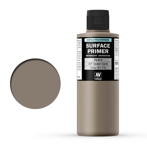 Vallejo Surface Primer Color IDF Israel?? Sand Grey 61-73 200 ml [74614]