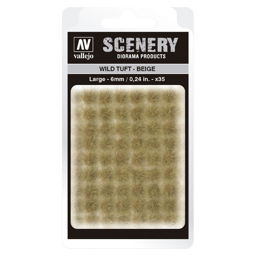 Vallejo 6mm Wild Tuft - Beige Diorama Accessory [SC420]