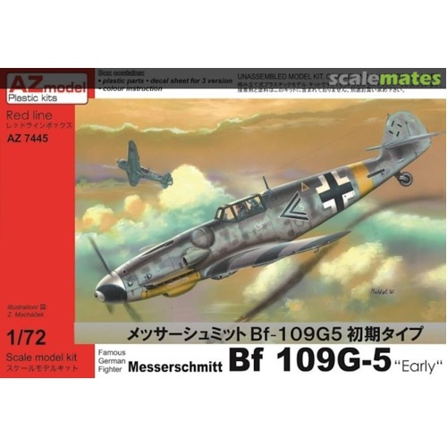 AZ Models 1/72 Bf 109G-5 Early Plastic Model Kit [AZ7445]