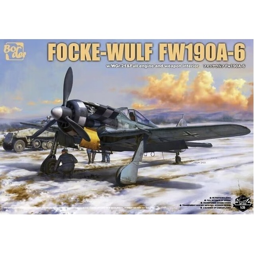 Border Model 1/35 Focke-Wulf FW-190A-6 Plastic Model Kit