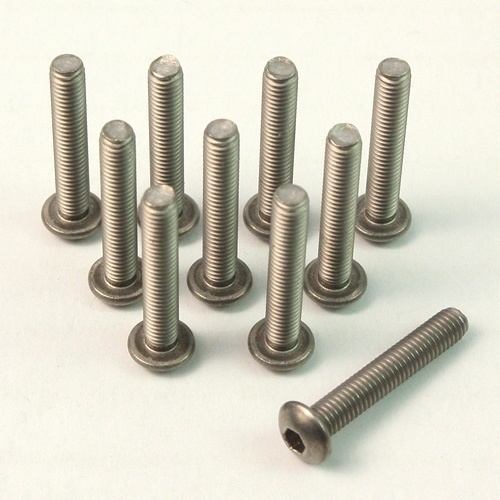 Titanium Hex Socket Button Head 3X20 - Bhp320