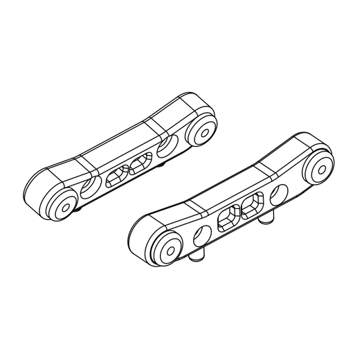 BSD LOWER SUSP. MOUNT BLOCK-FR/RR - BS903-028