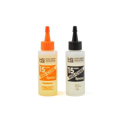Mid-Cure 15 Minute Epoxy 4.5 Oz - Orange - Bsi-203
