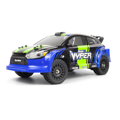 Blackzon Vyper RX 1/16 4WD Rally Car - Blue/Green