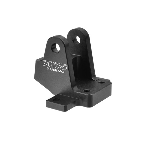 Team Corally - Chassis Brace Holder - Shock Tower Stiffener - Front - Swiss Made 7075 T6 - Black - Made in Italy - 1 pc