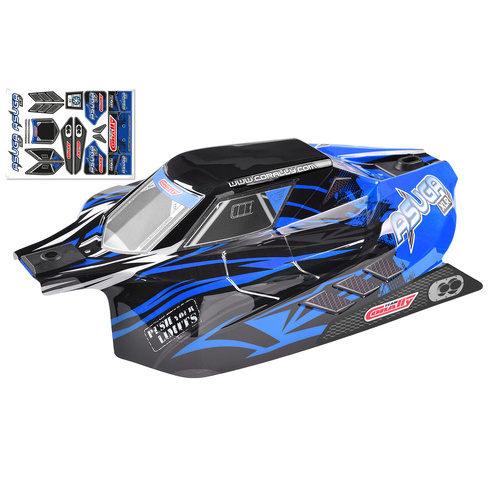 Team Corally - Polycarbonate Body - Asuga ASUGA XLR - Painted BLUE - Cut - 1 pc