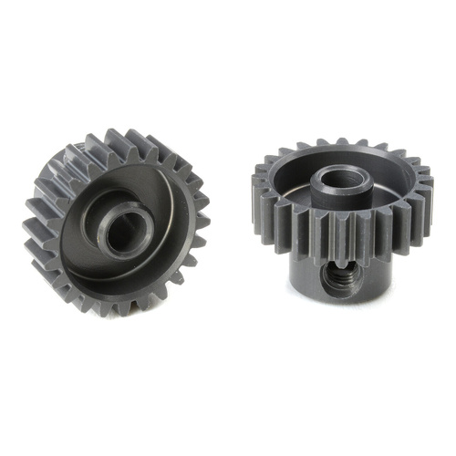 Team Corally - 48 DP Pinion - Short - Hard Anodised AL7075 - 24 Teeth - Shaft Dia. 3.17mm