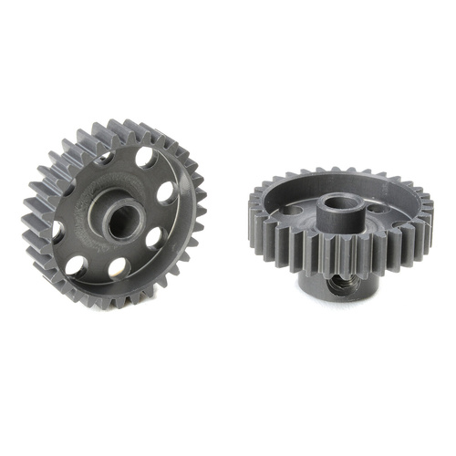 Team Corally - 48 DP Pinion - Short - Hard Anodised AL7075 - 32 Teeth - Shaft Dia. 3.17mm