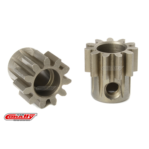 Team Corally - M1.0 Pinion - Short - Hardened Steel - 11 Teeth - Shaft Dia. 5mm