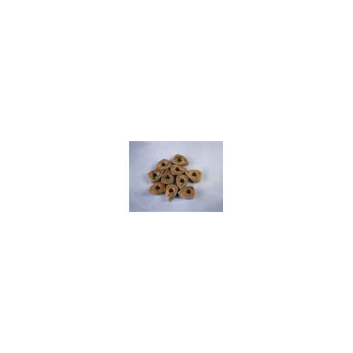 Heart Block, 7mm Walnut (2)