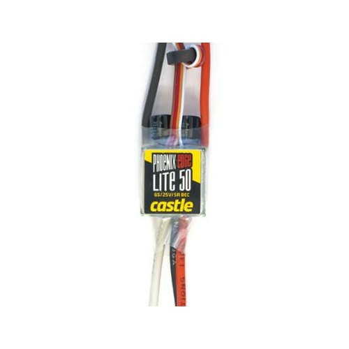 Castle Creations Phoenix Edge Lite 50A  Brushless Esc, 34V W/5A Bec, Cc-Phx-El50 - Cse010011300