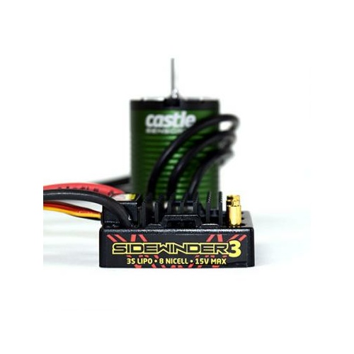 Castle Creations Sv3 Brushless Esc, 1406-4600Kv Sensored Motor Combo, Cc-Sv3-4600S - Cse010011505