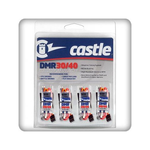 Castle Creations Dedicated Multirotor 30/40 Esc, 4 Pcs, Cc-Dmr-4Pack - Cse010015600