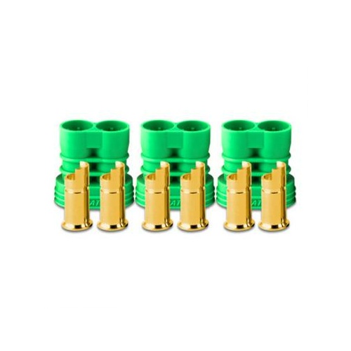 Castle Creations Polarized Bullet Connectors, Female, 6.5MM, Cc-Bullet-6.5Pf - Cse011006900