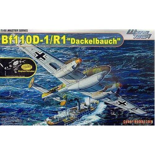 Cyber Hobby 1/48 Messerschmitt Bf-110D-1/R1 "Dackelbauch" Plastic Model Kit [5556]