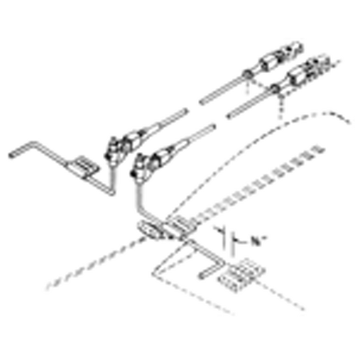 DUBRO 101 STRIP AILERON LINKAGE HOOKUP (2 PCS PER PACK)