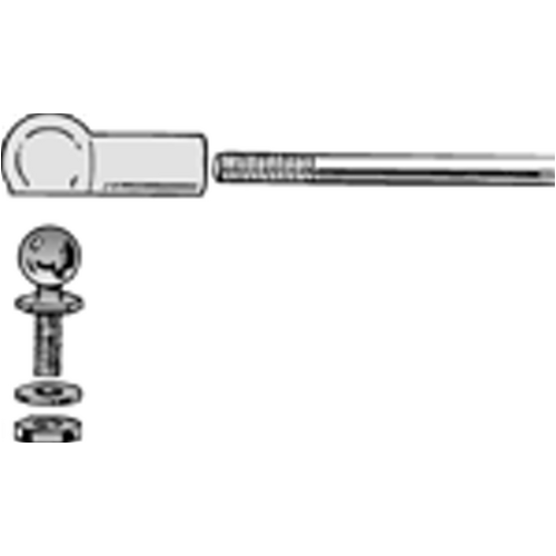 DUBRO 181 2-56 THREADED BALL LINK (1 PC PER PACK)