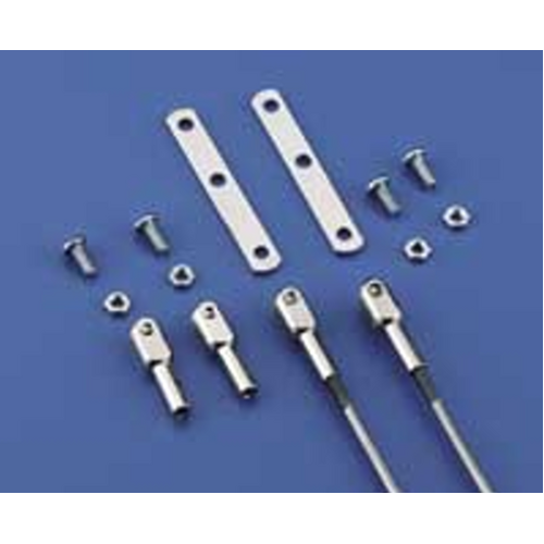 DUBRO 205 4-40 STEEL ROD END ASSEMBLY (2 PCS PER PACK)
