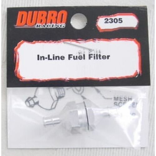 ###(DISCONTINUED DBR340) DUBRO 2305 IN-LINE FUEL FILTER (1 PCS PER PACK)(DISCONTINUED)