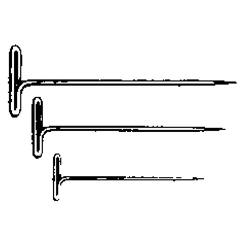 DUBRO 252 NICKEL PLATED T-PINS 1in (100 PCS PER PACK)