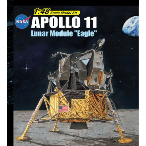 Dragon 1/48 Apollo 11 Lunar Module "Eagle" Plastic Model Kit [11008]