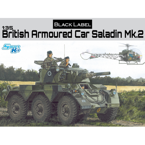 Dragon 1/35 British Armored Car Saladin Mk.2 Plastic Model Kit [3554]