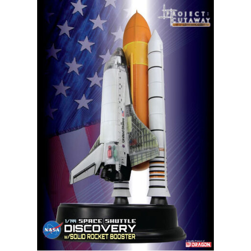 Dragon 1/144 SPACE SHUTTLE DISCOVERY WITH ROCKET BOOSTER [47403]