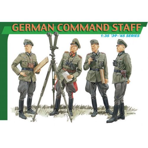 Dragon 1/35 German Command Staff Plastic Model Kit [6213]