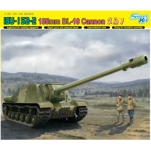 Dragon 1/35 ISU-152-2 155mm BL-10 Cannon 2in1 [6796]