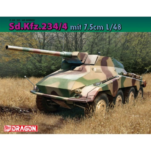 Dragon 1/35 Sd.Kfz.234/4 mit 7.5cm L/48 Plastic Model Kit [6814]