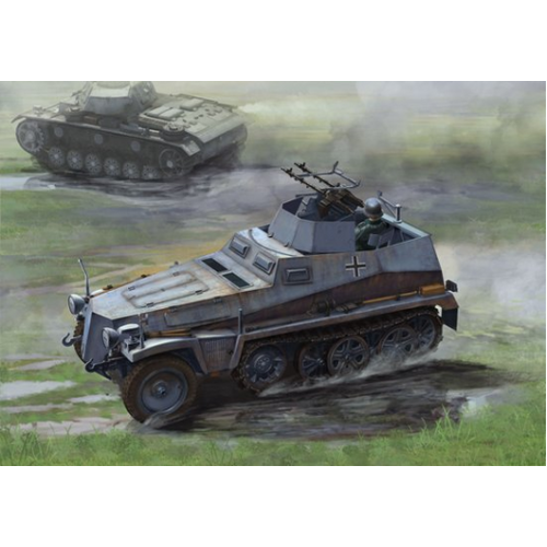 Dragon 1/35 1/35 Sd.Kfz.250/4 Ausf A, leichter Truppenluftsch??tzpanzerwagen mit Zwilling MG34 [6878]