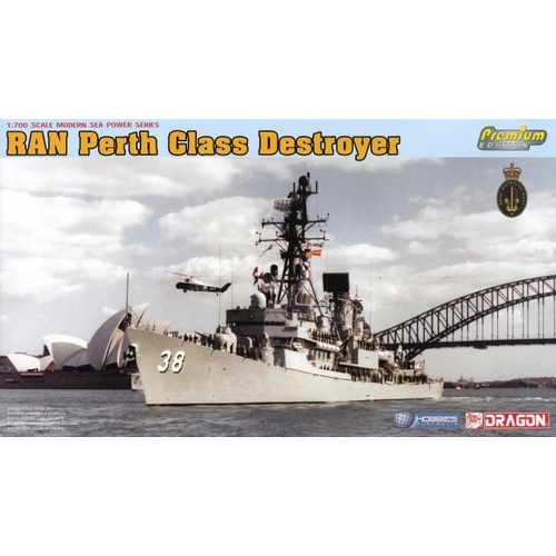 Dragon 1/700 RAN HMAS Perth D-38 Plastic Model Kit *Aus Decal* [7146]