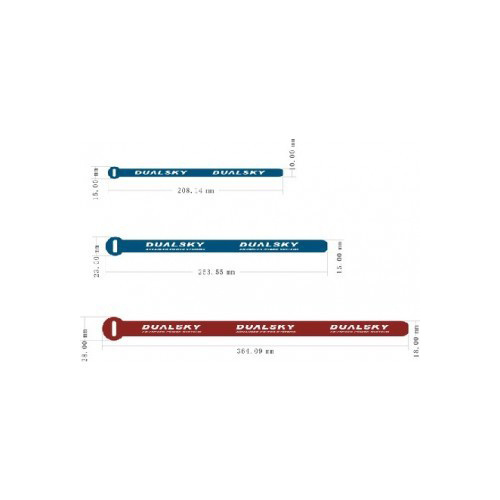 Dualsky Battery Straps, Large, 5 Pce, L=364Mm - Dsbs.L