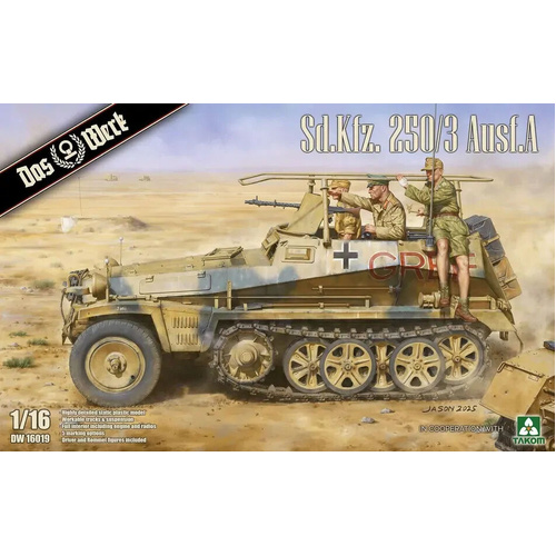 Das Werk 1/16 Sd.Kfz. 250/3 Ausf. A Plastic Model Kit