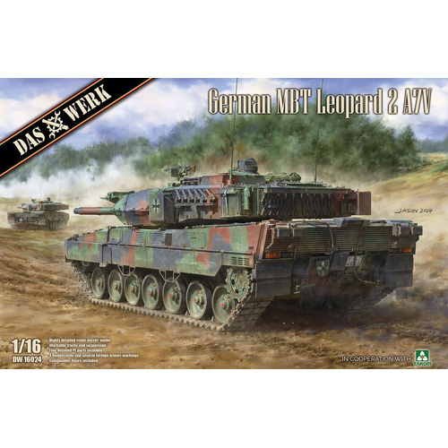 Das Werk 1/16 German MBT Leopard 2 A7V Plastic Model Kit [DW16024]