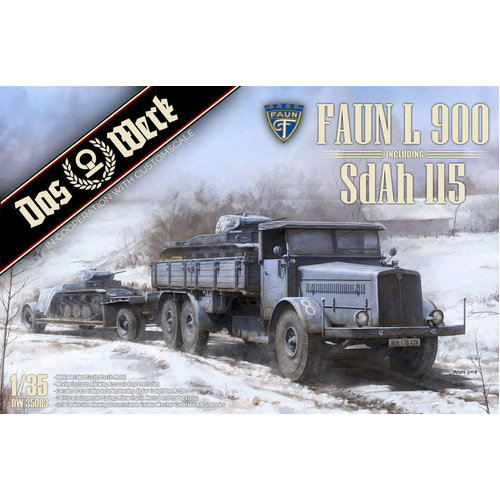 Das Werk 1/35 Faun L900 incl. Sd.Ah.115 Plastic Model Kit