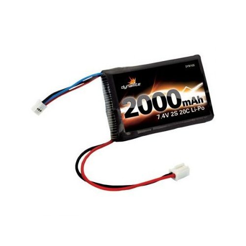 Dynamite Losi 7.4V 2000Mah 2S 20C Lipo:Mini - Dyn1426