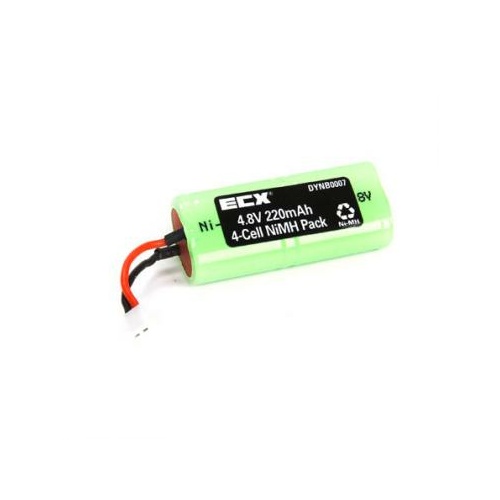 Dynamite 4.8V 220Mah Nimh Battery, Ecx 1/24 Vehicles - Dynb0007