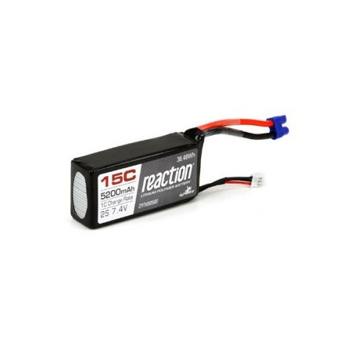 Dynamite 7.4V 5200Mah 2S 15C Lipo Battery; 5Ive-T - Dynb0500