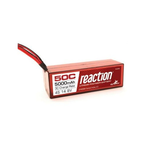 Dynamite Reaction 14.8V 5000Mah 4S 50C Lipo Batteries, Ec5 - Dynb3804Ec