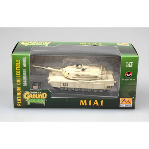 Easy Model 1/72 M1A1 Abrams Kuwait 1991 Assembled Model [35030]